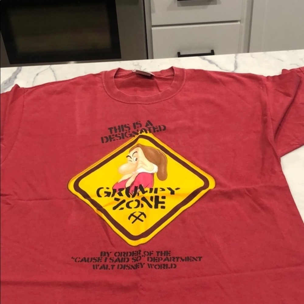 Walt Disney world grumpy tee sz XL